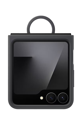 Samsung Silicone Case with Ring Black, für Samsung Galaxy Flip6 / Flip7 FE, EF-PF741TBEGWW