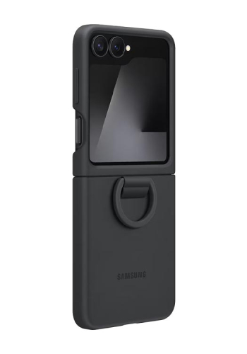 Samsung Silicone Case with Ring Black, für Samsung Galaxy Flip6 / Flip7 FE, EF-PF741TBEGWW