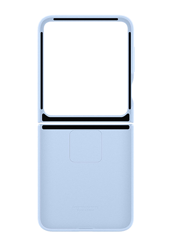 Samsung Silicone Case with Ring Blue, f�r Samsung Galaxy Flip6 / Flip7 FE, EF-PF741TLEGWW