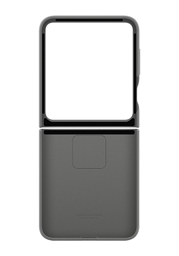 Samsung Silicone Case with Ring Grey, f�r Samsung Galaxy Flip6 / Flip7 FE, EF-PF741TJEGWW