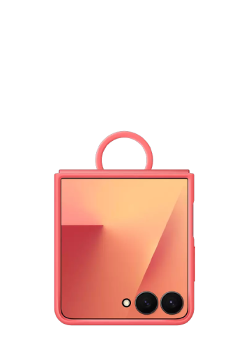 Samsung Silicone Case with Ring Red, f�r Samsung Galaxy Flip7, EF-PF766TREGWW