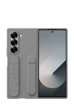 Samsung Silicone Stand Case with Strap Grey, f�r Samsung Galaxy Fold6, EF-MF956TJ