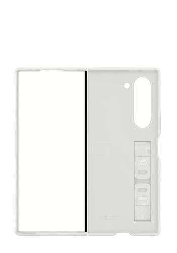 Samsung Silicone Stand Case with Strap White, f�r Samsung Galaxy Fold6, EF-MF956TW