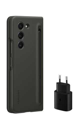 Samsung Starter Pack, Standing Cover mit Pen und Schnellladeadapter Black, f�r Samsung Galaxy Fold5, EF-OF94KKBE
