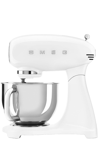 Smeg Küchenmaschine 50s Style Full Color White, SMF05WHEU