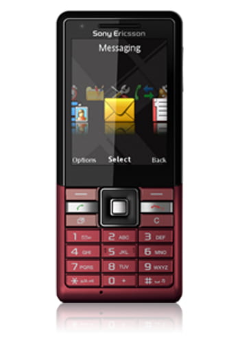 Sony Ericsson J105i Naite ginger red