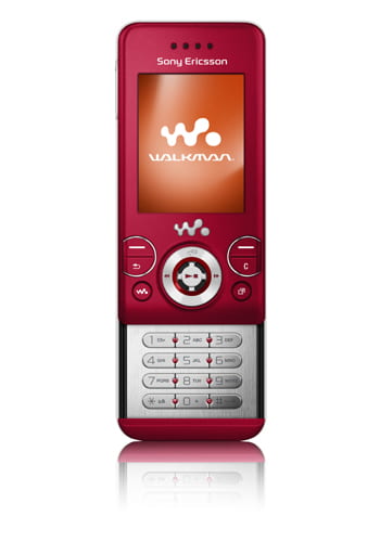 Sony Ericsson W580i velvet red