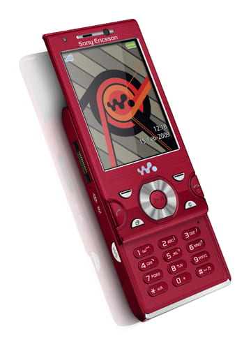 Sony Ericsson W995 energetic red