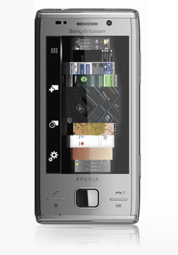 Sony Ericsson Xperia X2 modern silver