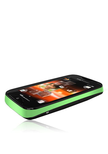 Sony Mix Walkman WT13I green on black