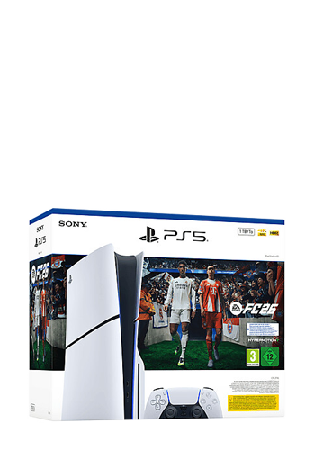 Sony PlayStation 5 SLIM Disc Edition incl. EA SPORTS FC 26 Voucher White, 1TB, E-Chassis
