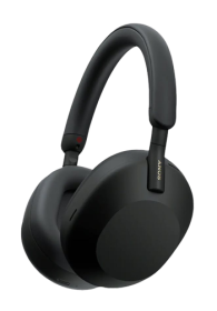 Sony Wireless Bluetooth Headset mit Mikrofon und Soft Case Black, WH-1000XM5SA