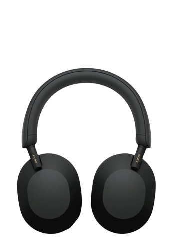 Sony Wireless Bluetooth Headset mit Mikrofon und Soft Case Black, WH-1000XM5SA