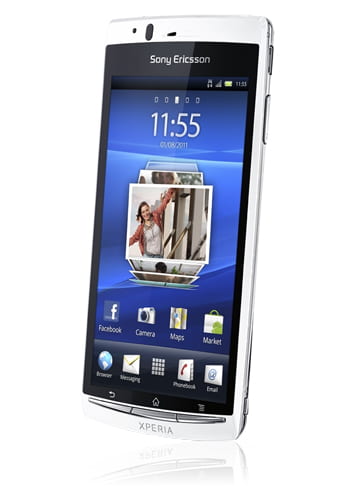 Sony Xperia arc S pure white, Netzbetreiberware