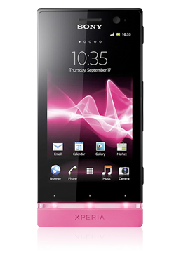 Sony Xperia U black-pink