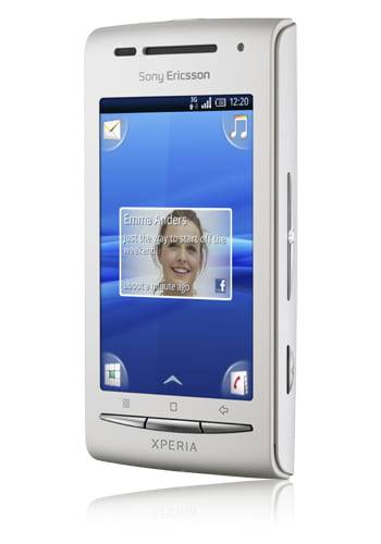 Sony Xperia X8 white pink