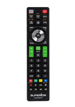 Superior Electronics ReplacemRemote Control - Ersatzfernbedienung Black, SUPTRB011, fr Panasonic (SMART) TVs
