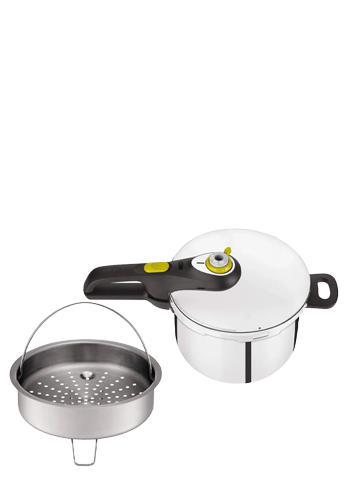 Tefal Secure 5 Neo Schnellkochtopf 22 cm, 6 Liter, inklusive Korbeinsatz