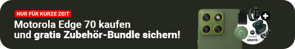 Motorola edge 70 mit Gratis Zubehr