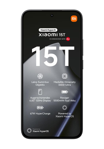 Xiaomi 15T 512GB, 12GB RAM, Black