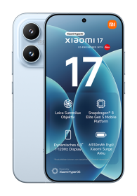 Xiaomi 17 5G 512GB, 12GB RAM, Ice Blue
