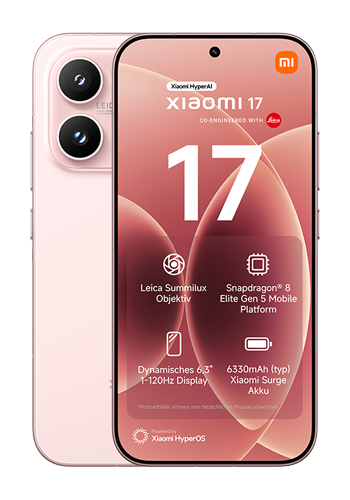 Xiaomi 17 5G 512GB, 12GB RAM, Pink