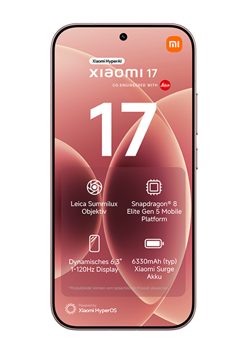 Xiaomi 17 5G 512GB, 12GB RAM, Pink