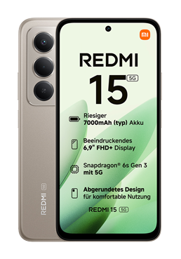 Xiaomi Redmi 15 5G 256GB, 8GB RAM, Titan Grey