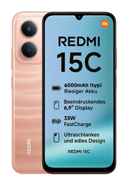 Xiaomi Redmi 15C 4G Dual Sim 4GB RAM 256GB, Twilight Orange