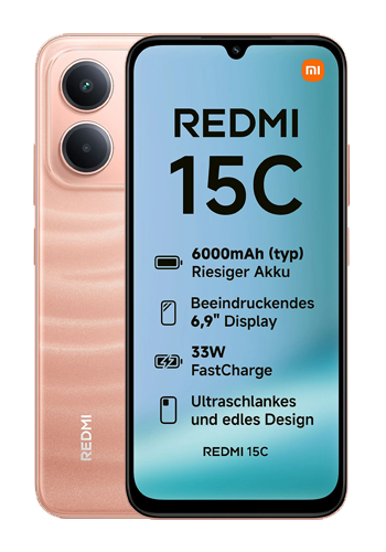 Xiaomi Redmi 15C 4G Dual Sim 4GB RAM 256GB, Twilight Orange