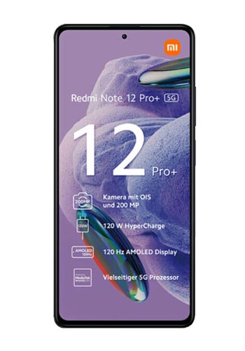 Xiaomi Redmi Note 12 Pro+ 5G/ EU/ 8GB RAM 256GB/ Midnight Black