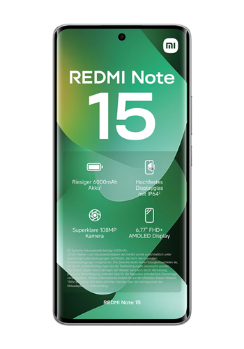 Xiaomi Redmi Note 15 4G 256GB, 8GB RAM, Green
