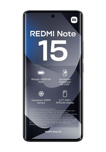 Xiaomi Redmi Note 15 5G 256GB, 8GB RAM, Black