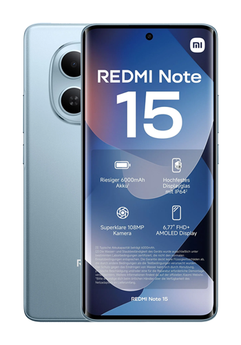 Xiaomi Redmi Note 15 5G 256GB, 8GB RAM, Glacier Blue