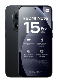 Xiaomi Redmi Note 15 Pro 5G 256GB, 8GB RAM, Black