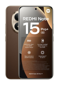 Xiaomi Redmi Note 15 Pro+ 5G 512GB, 12GB RAM, Mocha Brown