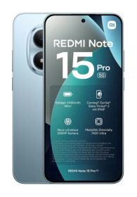 Xiaomi Redmi Note 15 Pro 5G 512GB, 8GB RAM, Glacier Blue