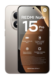 Xiaomi Redmi Note 15 Pro 5G 512GB, 8GB RAM, Titanium