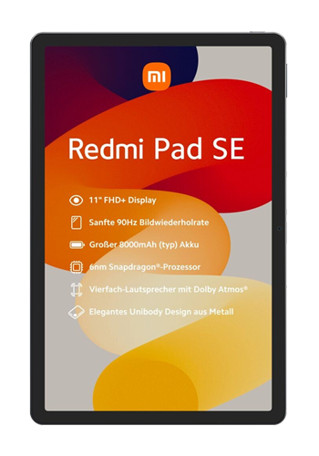 Xiaomi Redmi Pad SE 11 Zoll 4GB RAM, 128GB, Purple mit Vertrag 