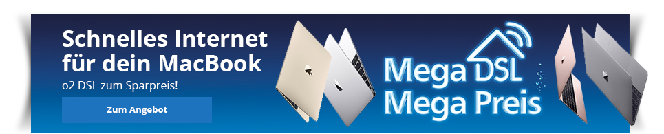 o2 DSL für dein Apple Macbook online kaufen bei modeo